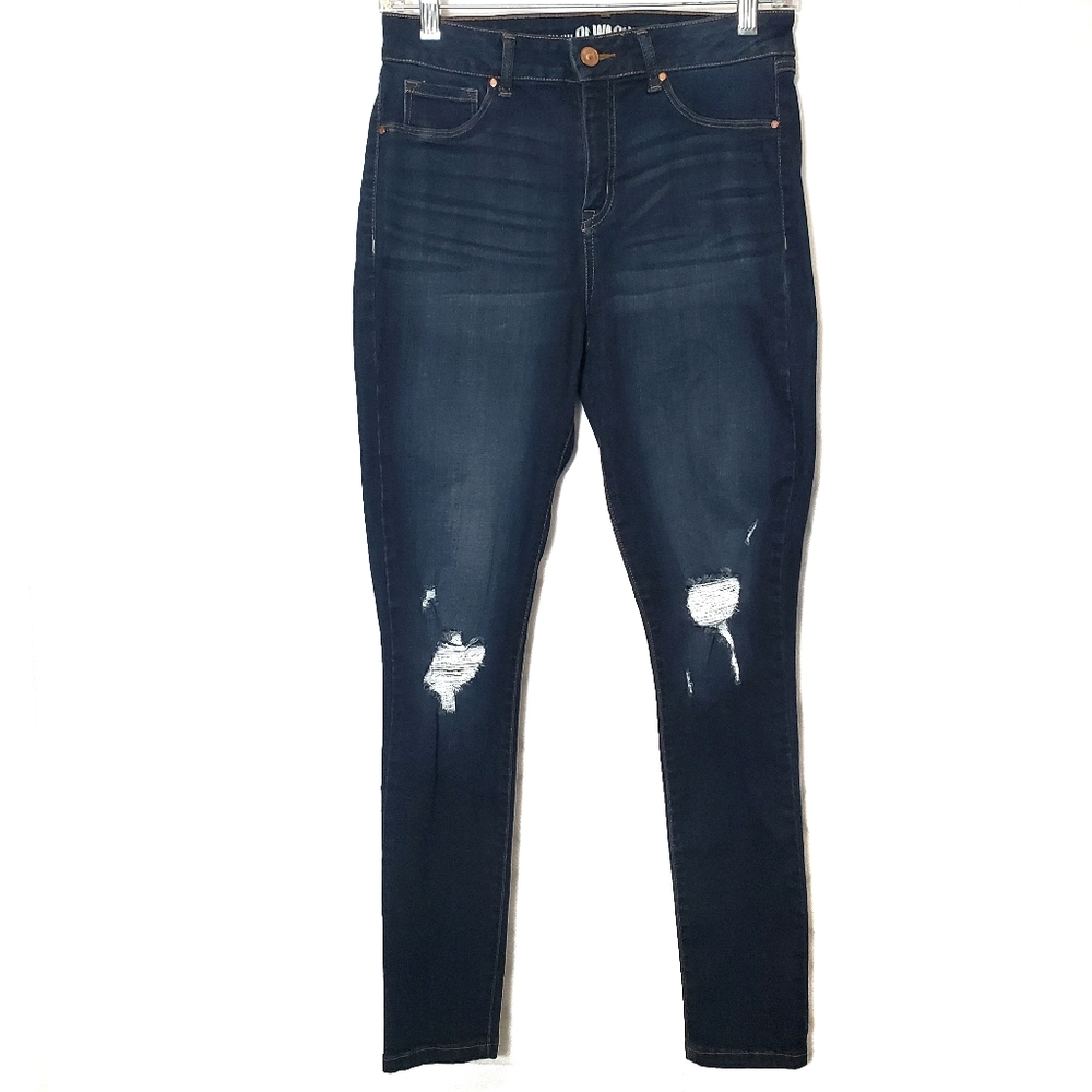Rewash skinny distressed midrise jeans